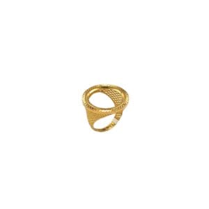 COIN FRAME RING 21K