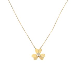 FLOWER NECKLACES 21K