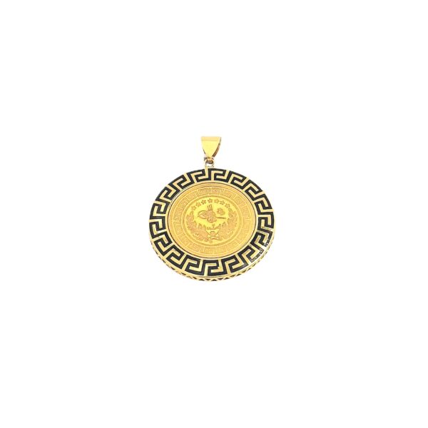 VERSACE COIN PENDANTS 21K