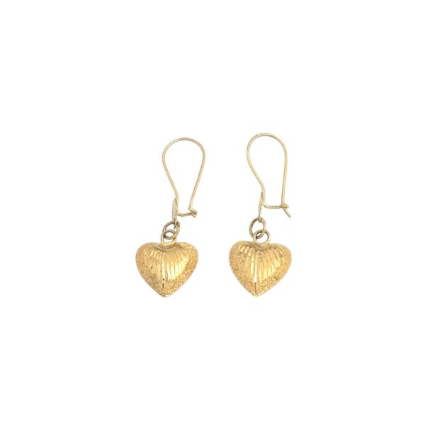 HEART EARRINGS 21K