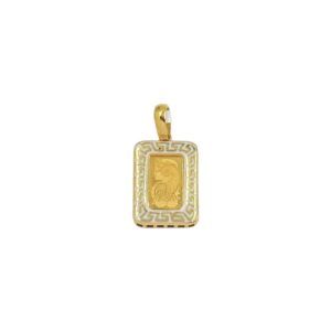 OUNCE PENDANT 21K
