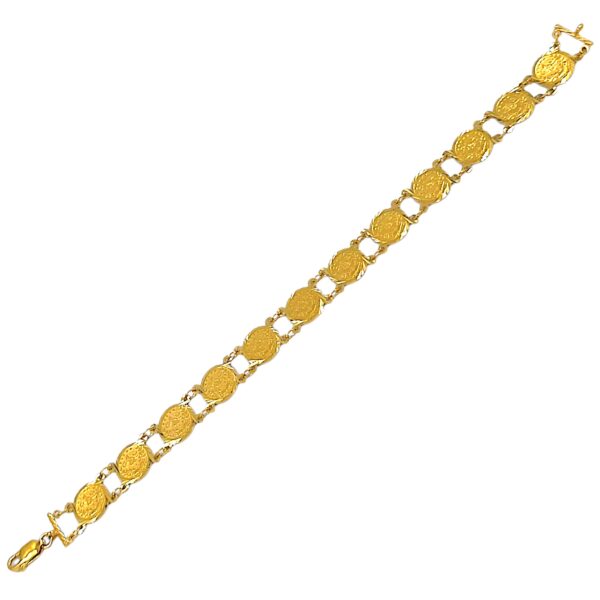Coins bracelet 21k