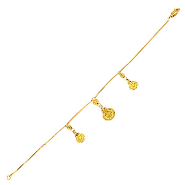 Coins bracelet 21k