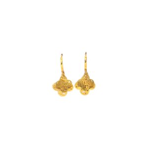 FLOWER EARRINGS 21k