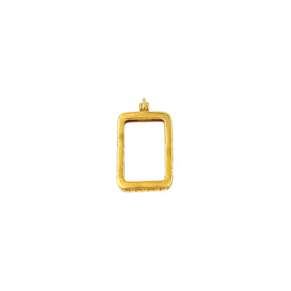 OUNCE FRAME PENDANT 21k