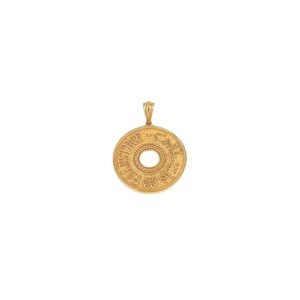 PALESTINE COIN PENDANT 21k