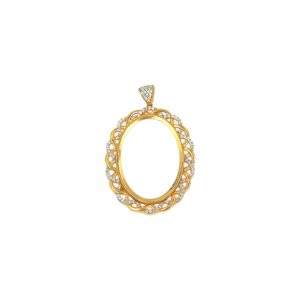 OUNCE FRAME PENDANT 21k