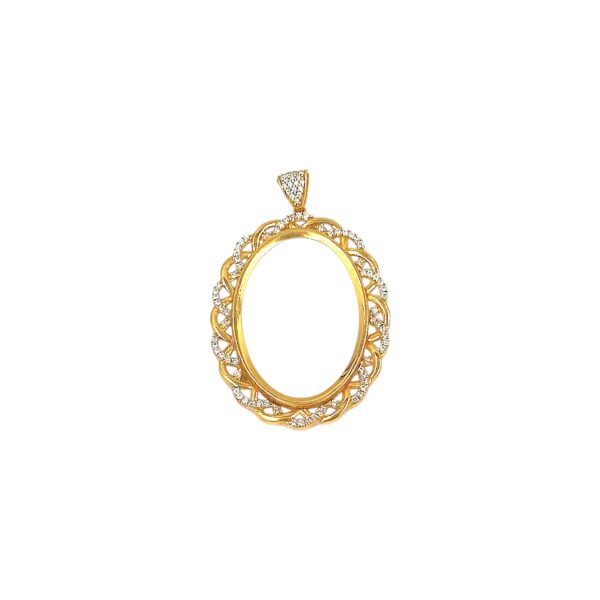 OUNCE FRAME PENDANT 21k