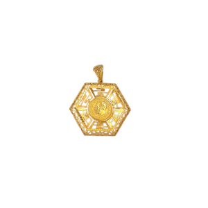 QUATER COIN PENDANT 21k