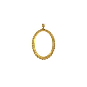 OUNCE FRAME PENDANT 21k
