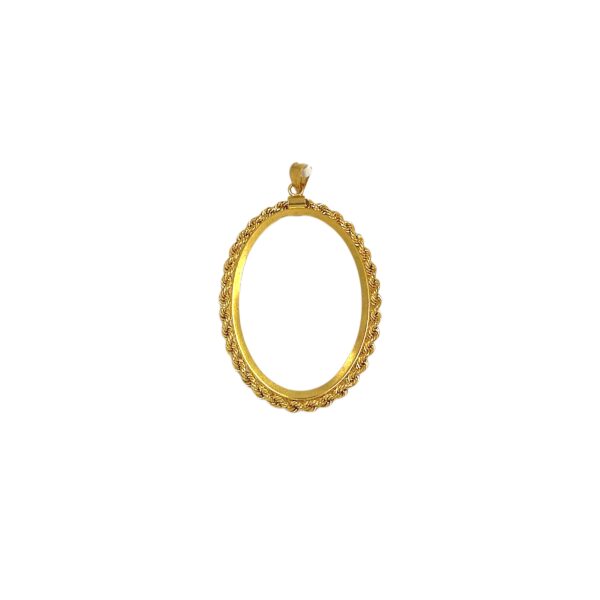 OUNCE FRAME PENDANT 21k