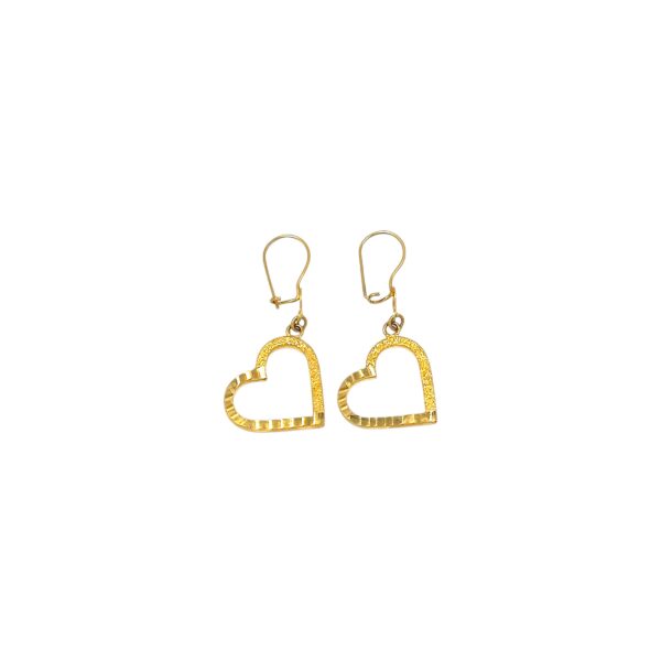 HEART EARRINGS 18k