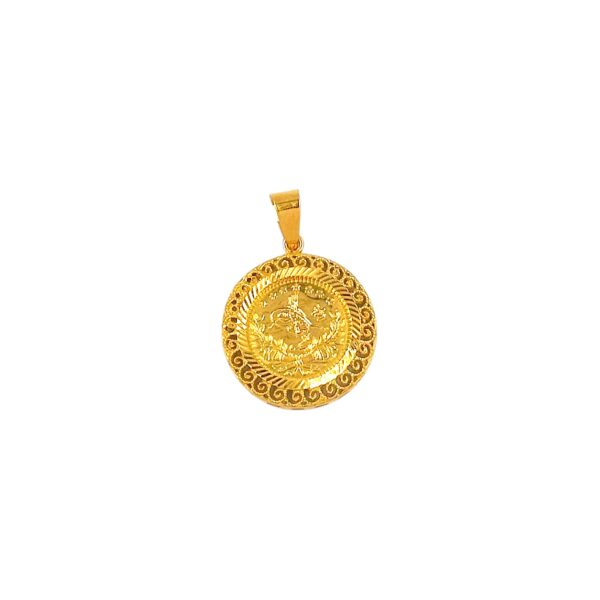 COIN PENDANT 21k