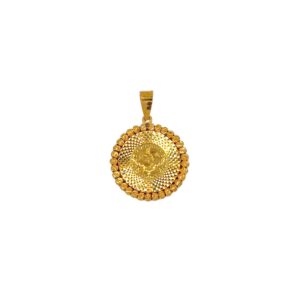 QUARTR COIN PENDANT 21k