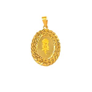 FAKE OUNCE PENDANT 21k