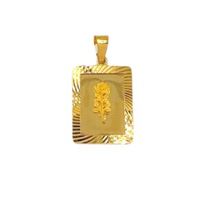 FAKE OUNCE PENDANT 21k