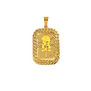 FAKE OUNCE PENDANT 21k