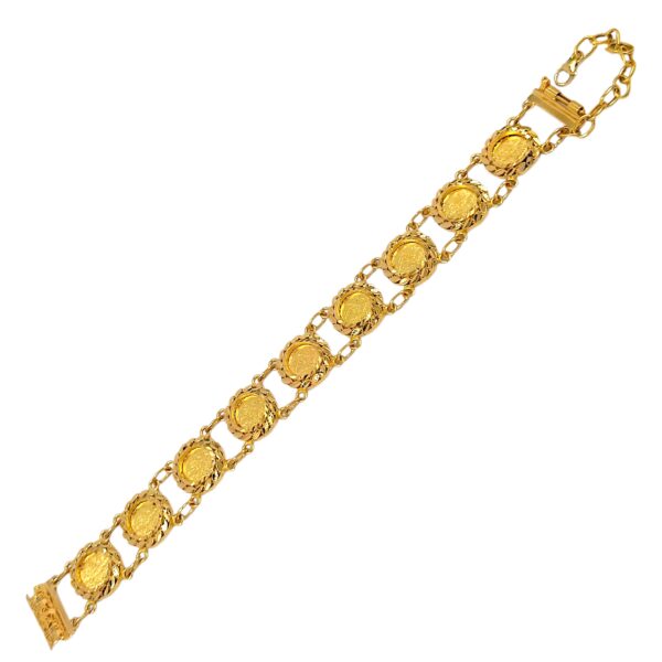 COINS BRACELET 21k