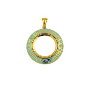 VERSACE COIN FRAME 21k