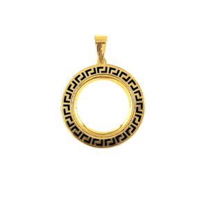 VERSACE COIN FRAME 21k