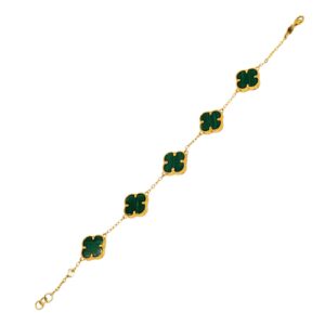 GREEN VAN CLEV BRACELET 21K