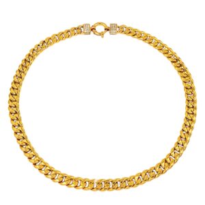 DOUBLE CHAIN NECKLACE 21K