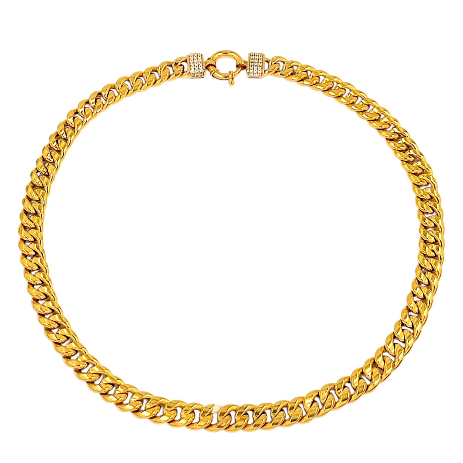 DOUBLE CHAIN NECKLACE 21K