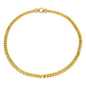 DOUBLE CHAIN NECKLACE 21K