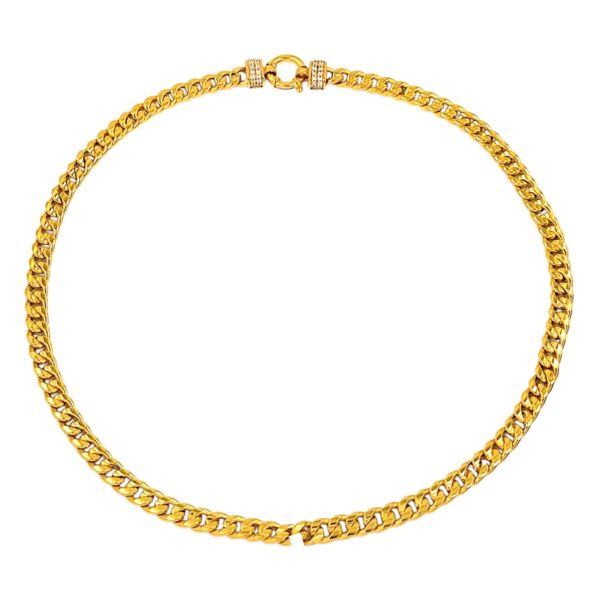 DOUBLE CHAIN NECKLACE 21K