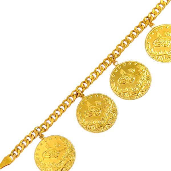 COINS BRACELET 21k - Image 2
