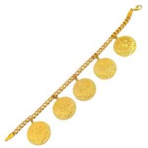 COINS BRACELET 21k