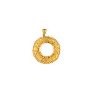 VERSACE COIN FRAME 21K