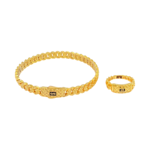 MONACO BRACELET & RING 21K