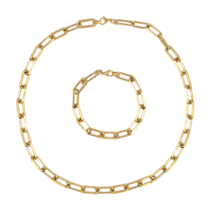 PAPER CLIP HALF SET 18K