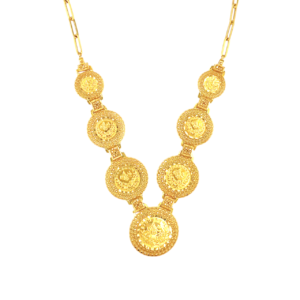 COINS NECKLACE 21K