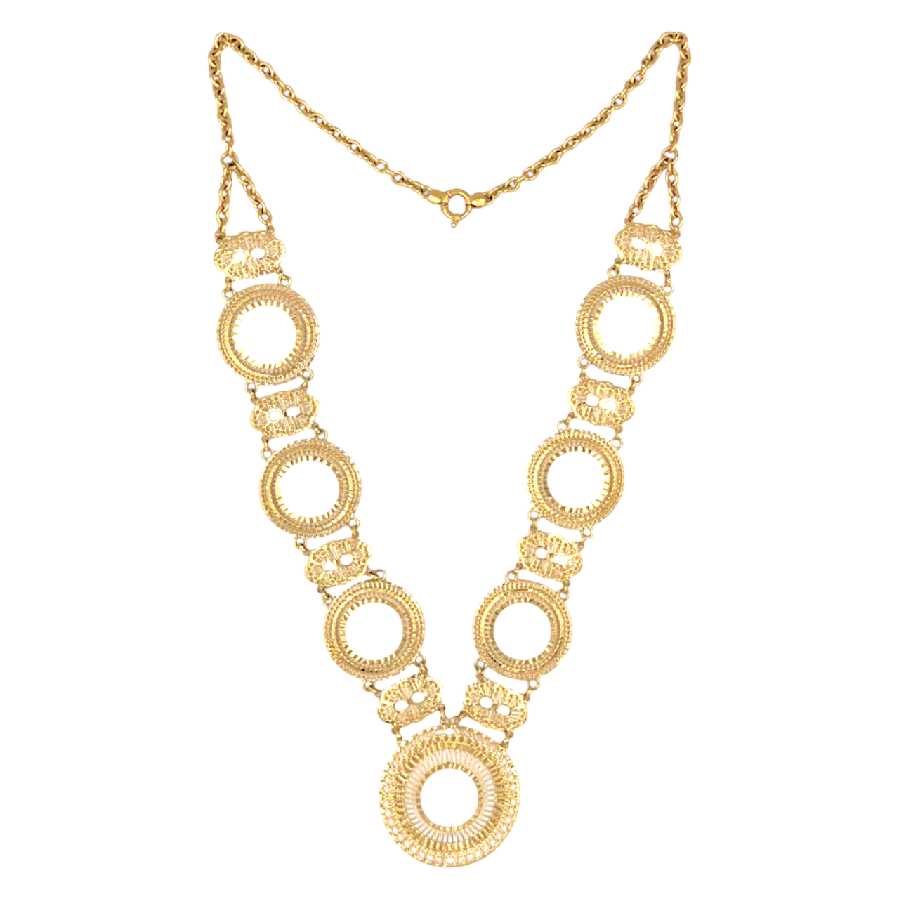 7 COINS NECKLACE 21K