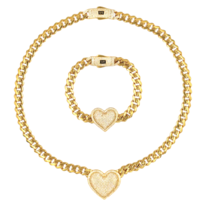 HEART MONACO HALF SET 21K