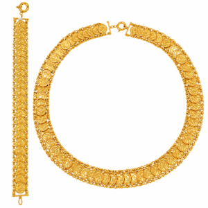 NECKLACE & BRACELET 21K